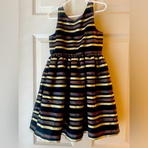 NWT Gymboree Girls Dress Black and Gold Size 4T